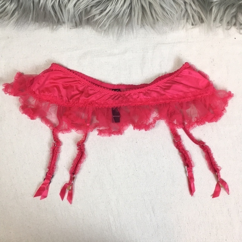 Victoria’s Secret Satin and tulle Garter Belt XS/S